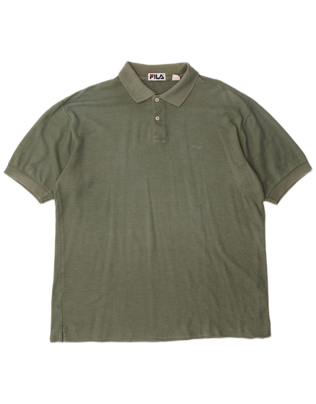 Męska koszulka polo Fila IT 56 XL, zielona bawełna