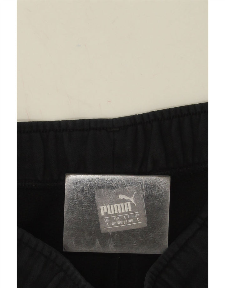 Męskie spodnie dresowe Puma z grafiką, małe czarne