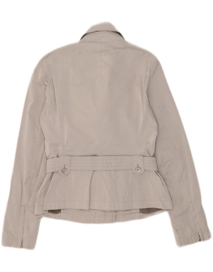 Krótki płaszcz damski Brema IT 48 XL, szary nylon