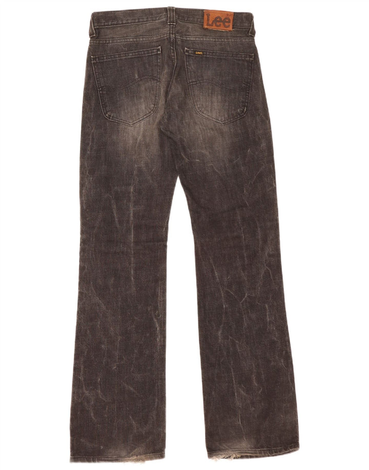 Męskie jeansy Bootcut Lee W30 L34, czarne, bawełniane
