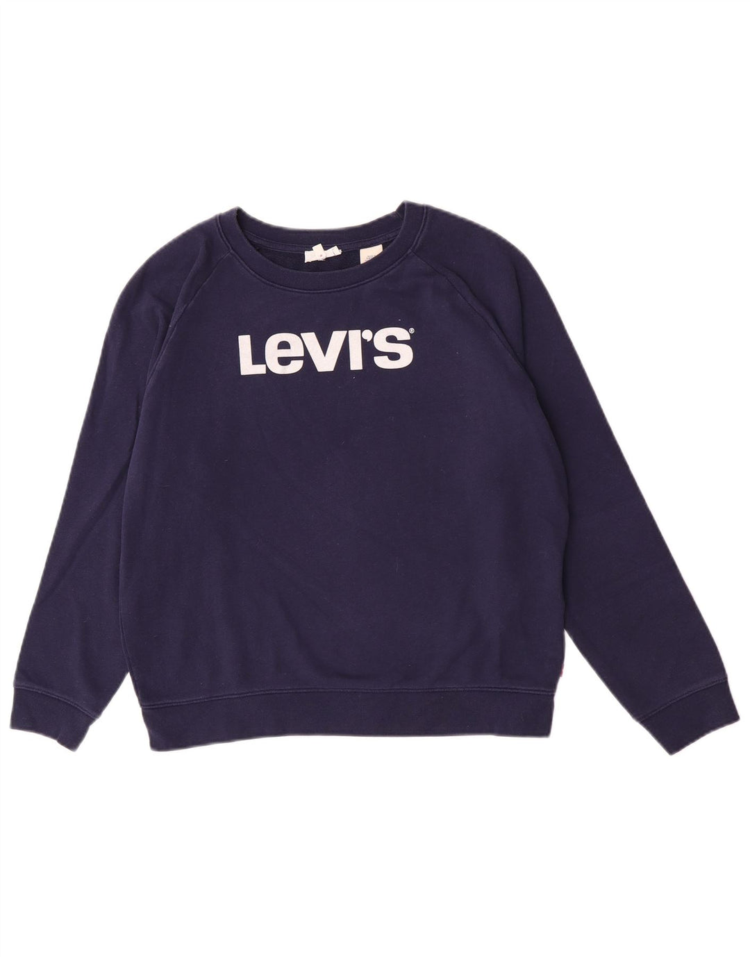 Damska bluza Levi's Graphic Jumper UK 14 Średni granatowy, bawełniany