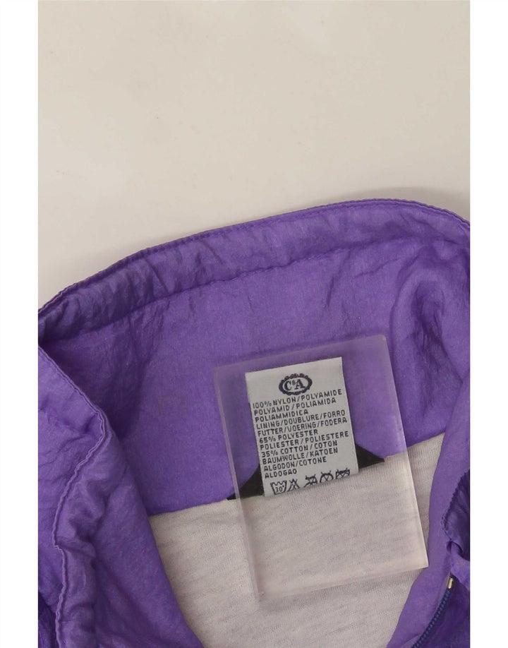 Damska, oversize'owa kurtka przeciwdeszczowa Rodeo EU 42, duży, fioletowy nylon