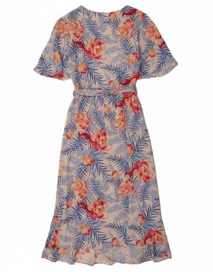 PER UNA Womens Maxi Wrap Dress UK 8 Small  Multicoloured Floral