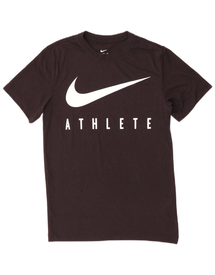 Męski T-shirt NIKE Dri Fit z grafiką Top XS, czarny poliester