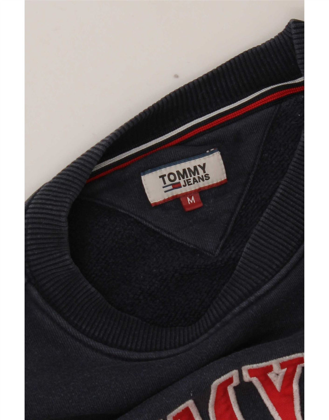 Damska bluza z grafiką Tommy Hilfiger UK 14, średni granat