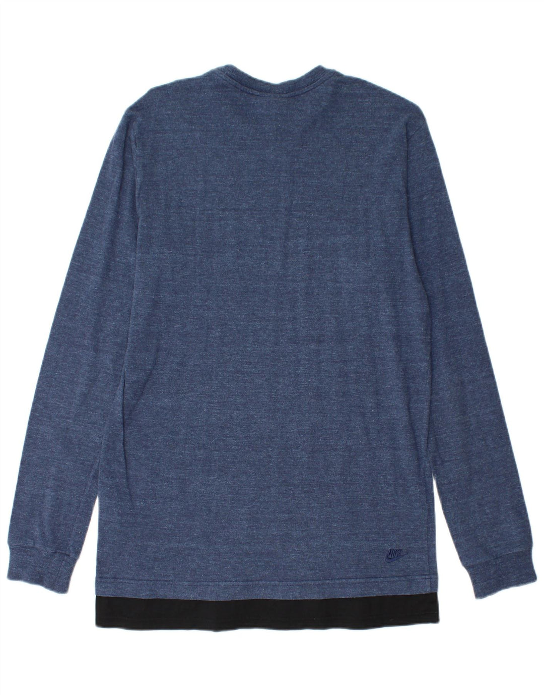 NIKE Womens Sweatshirt Jumper UK 12 Medium Blue Cotton