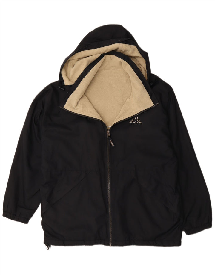 Dwustronna kurtka męska z kapturem Kappa UK 36, mała granatowa