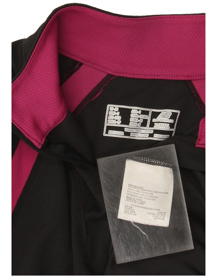 Damski dresowy top NEW BALANCE UK 6 XS w kolorze czarnym