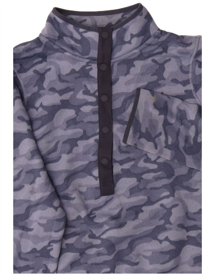 Damska bluza oversize Vineyard Vines UK 18 XL w niebieskim kamuflażu
