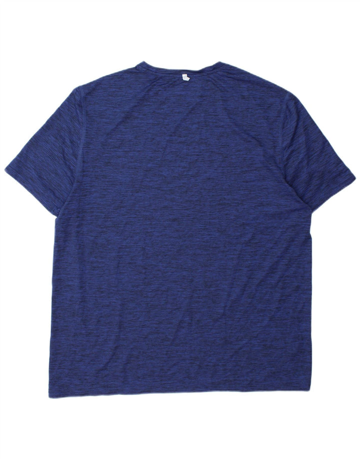 T-shirt męski RUSSELL ATHLETIC Dri-Power, UK 46/48 XL, granatowy, nakrapiany