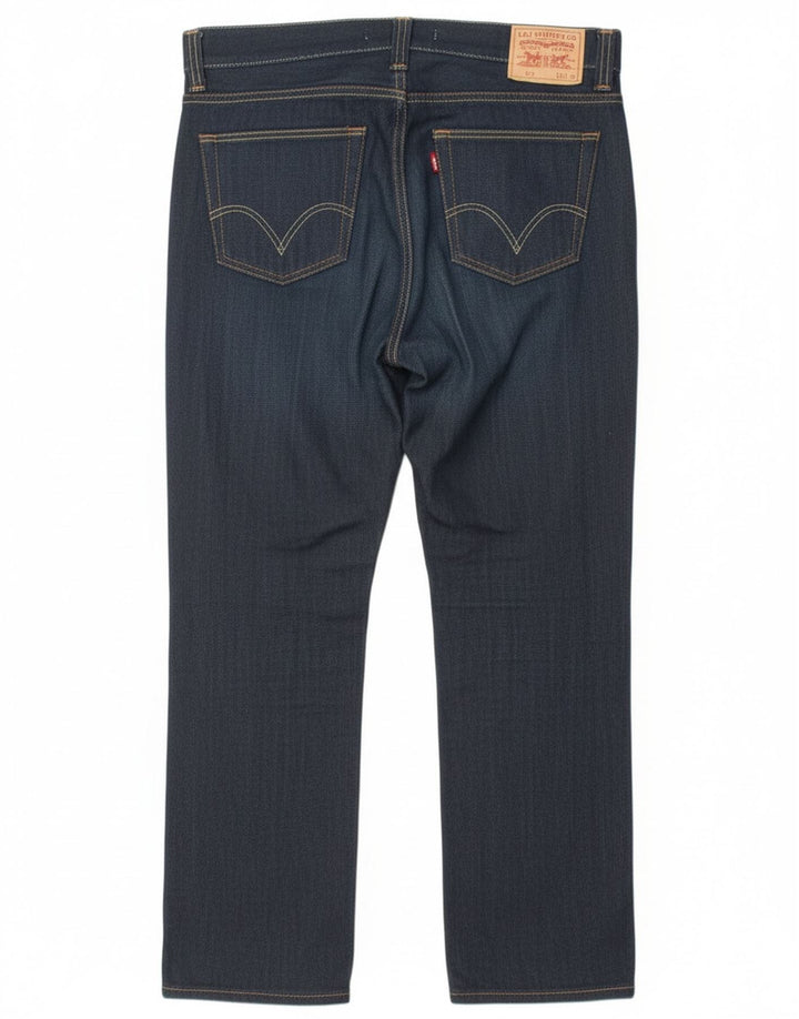 Męskie jeansy Levi's 511 Slim W38 L31 Granatowa bawełna