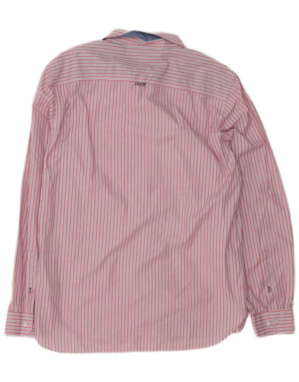 Crew Clothing Męska koszula slim fit XL w różowe paski, bawełniana