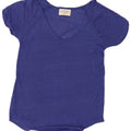 T-shirt damski Zara Top UK 14 Średni niebieski nakrapiany