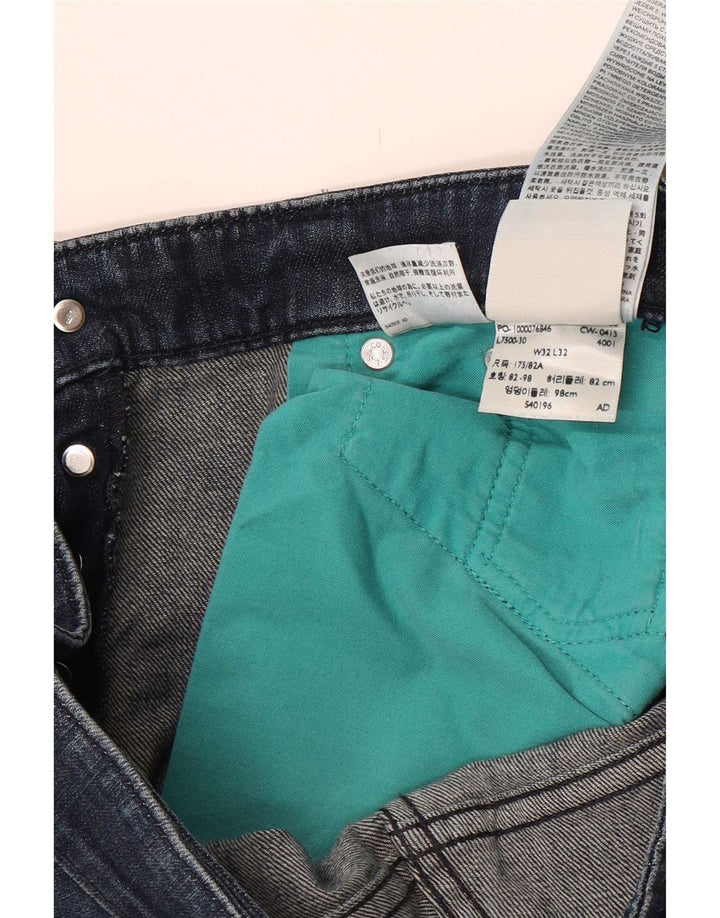 Męskie jeansy slim fit Levi's W32 L32 Niebieskie bawełniane