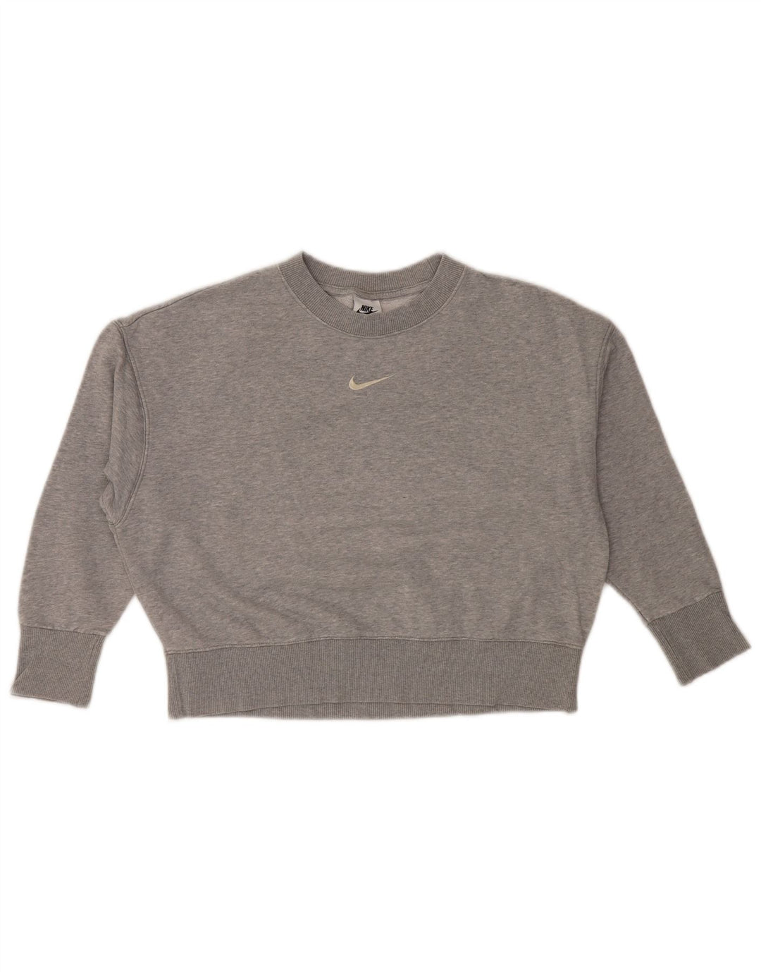 Damska bluza dresowa NIKE Oversize Crop Batwing UK 6 XS, szara