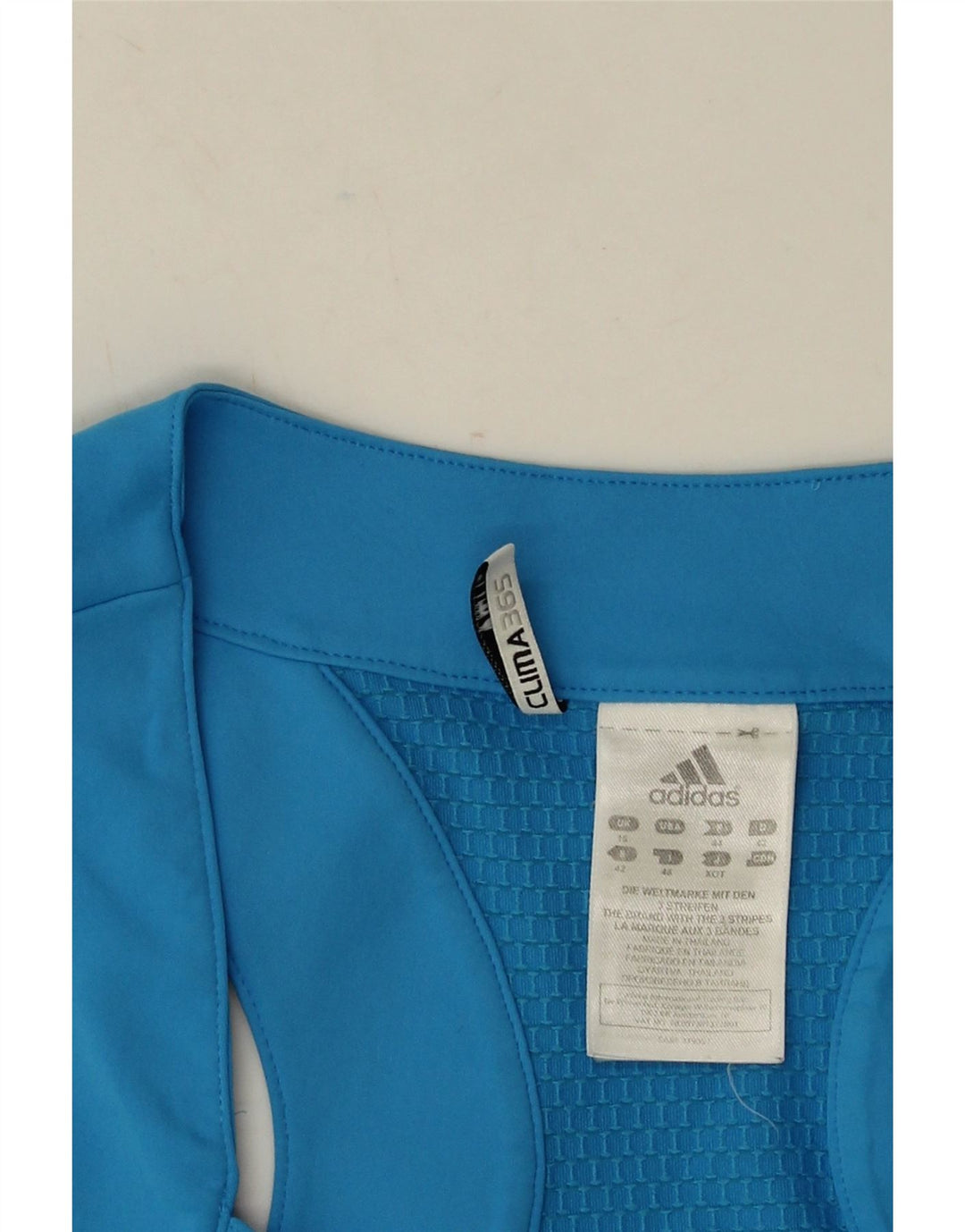 Adidas Damska Kamizelka Clima 365 Top UK 16 Duży Niebieski Poliester