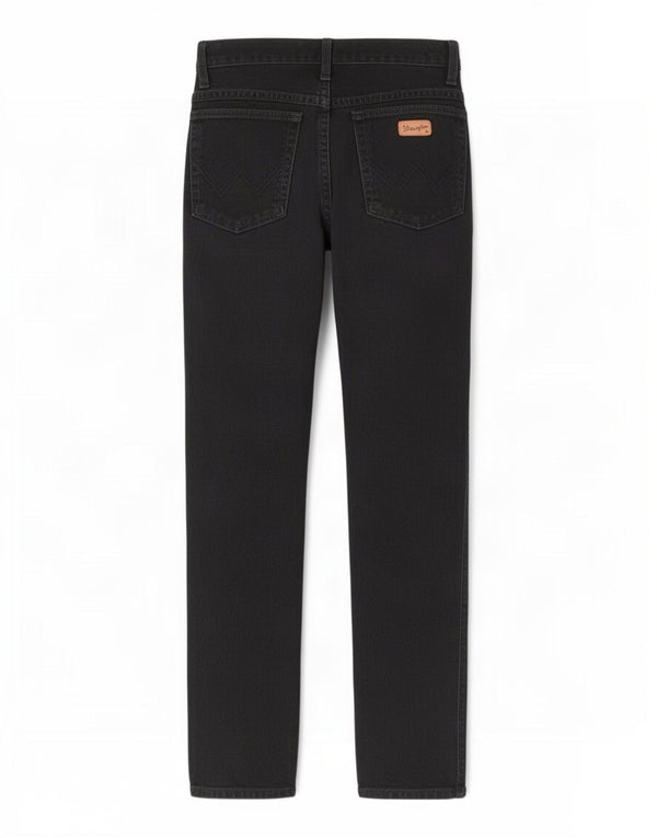 Męskie jeansy Wrangler Texas Straight W32 L34, czarne, bawełniane