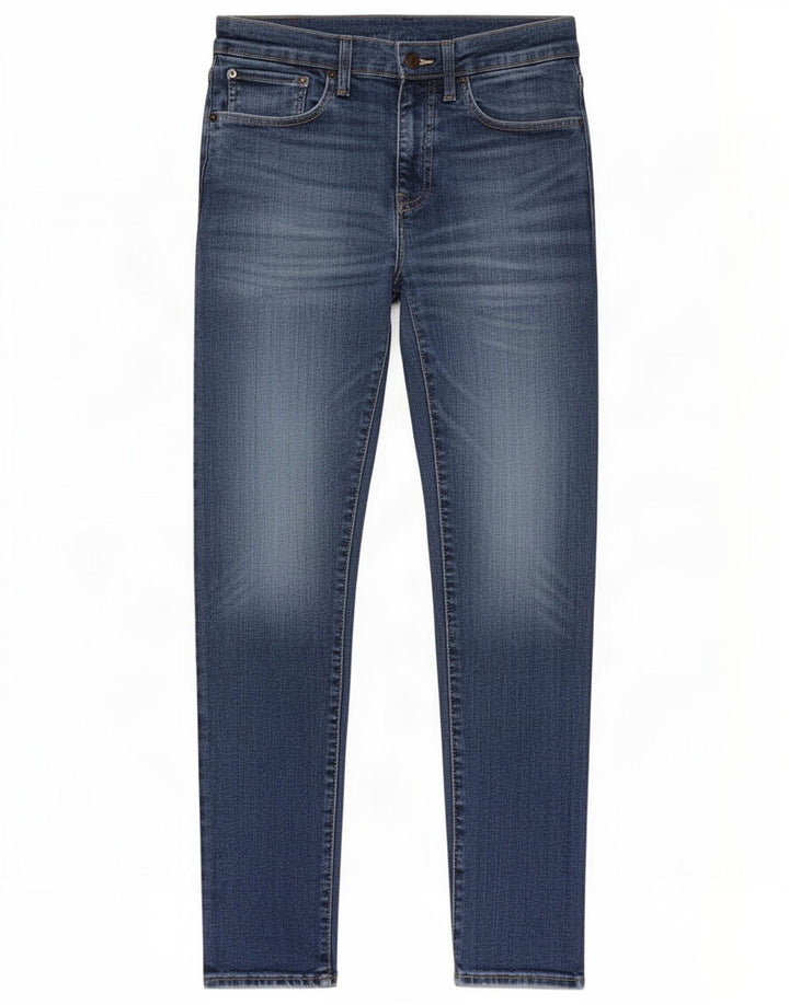 Męskie jeansy slim fit Levi's W31 L32 Niebieskie bawełniane