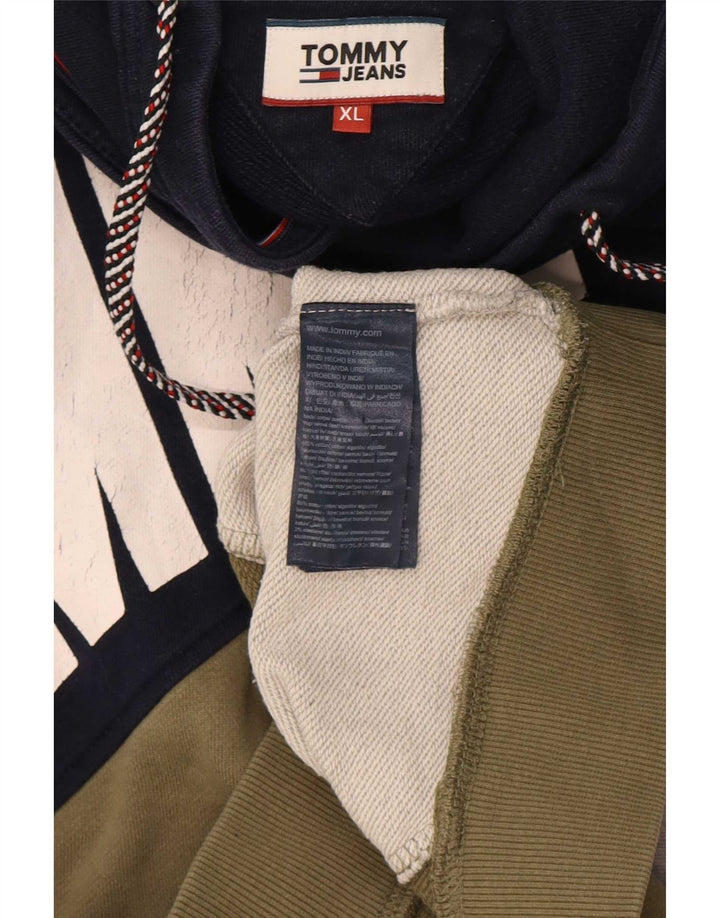 Męska bluza z grafiką Tommy Hilfiger XL, wielokolorowa, z blokami kolorów