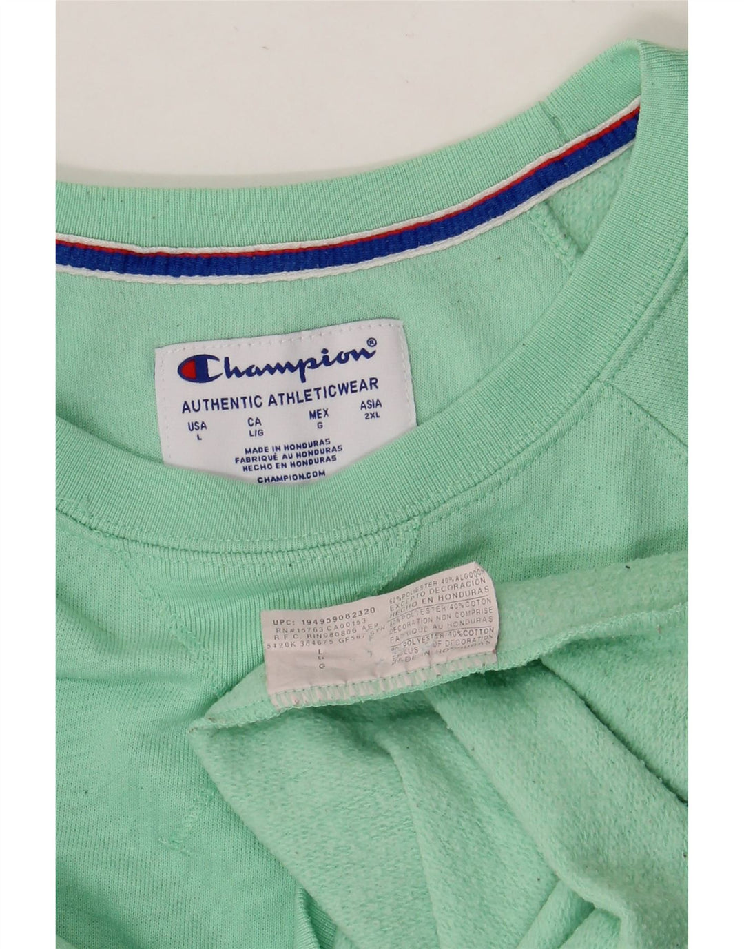 Bluza męska CHAMPION, duża, zielona, bawełniana