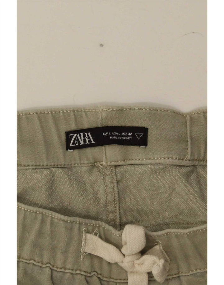 Męskie spodenki chino Zara, duże, W32, khaki