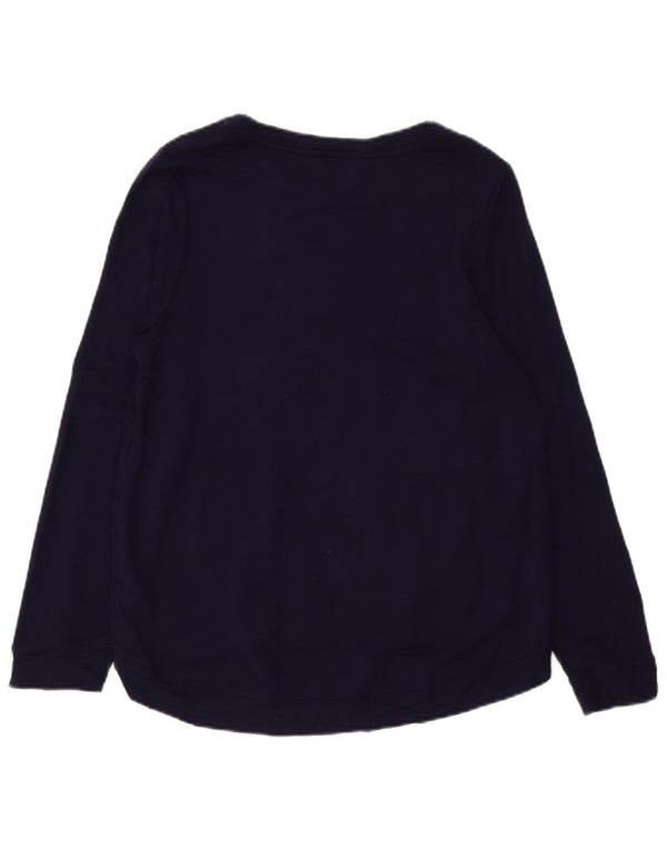 Damski sweter oversize Oasis Graphic UK 10, mały, granatowy