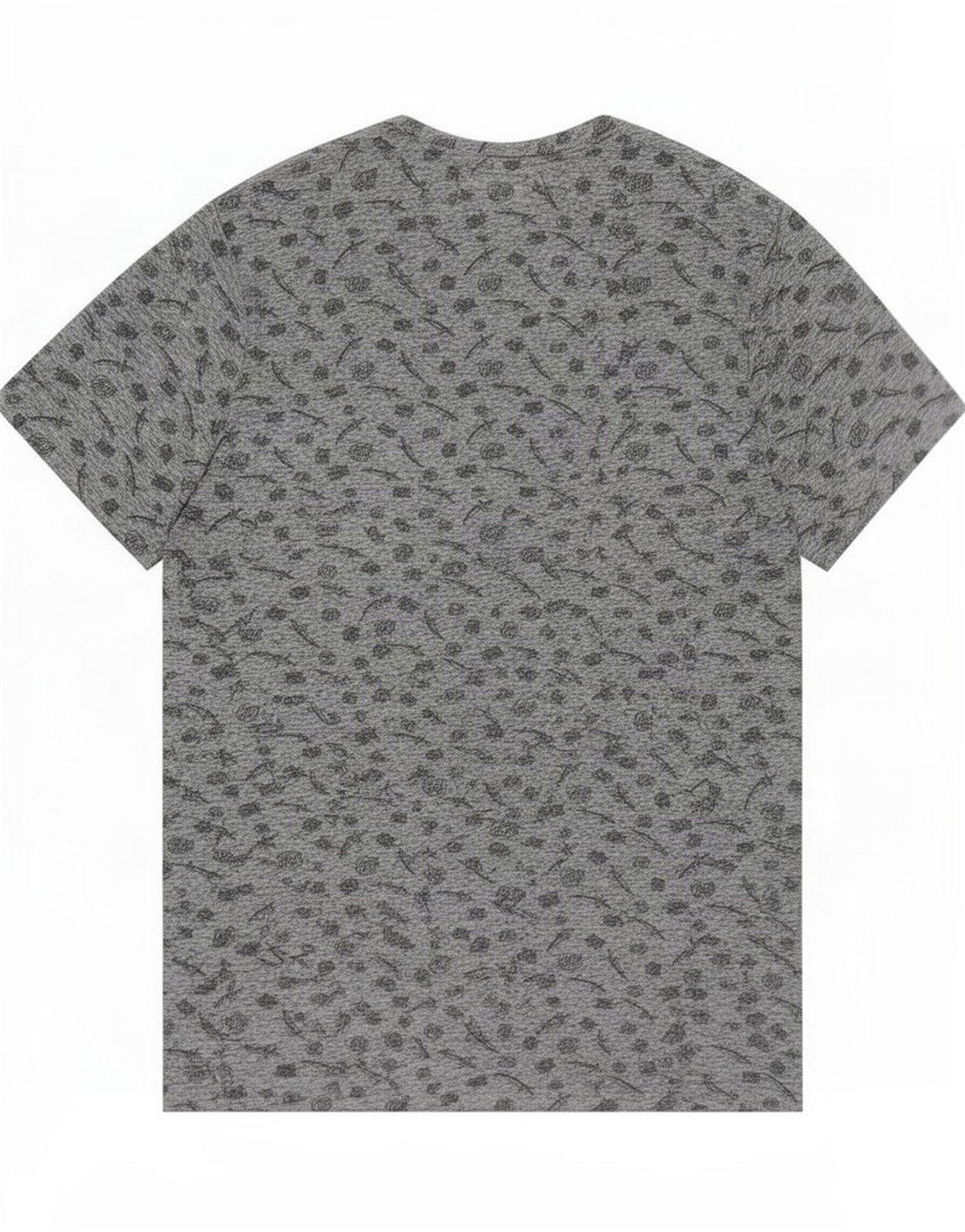Męski T-shirt z grafiką Santa Cruz, średni szary poliester