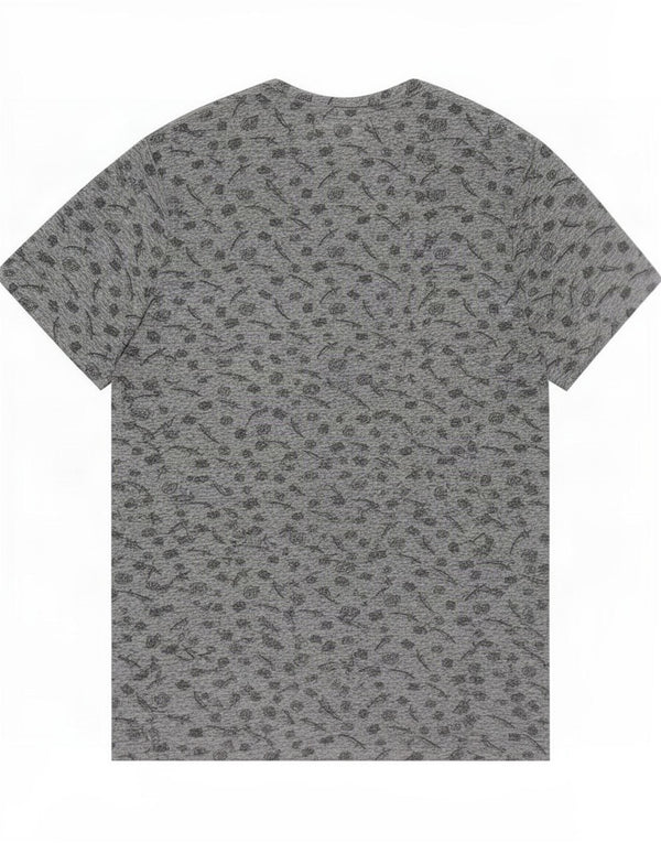 Męski T-shirt z grafiką Santa Cruz, średni szary poliester