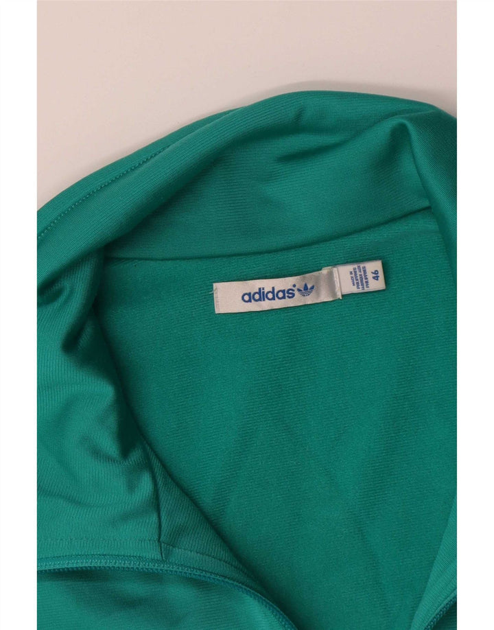 Damska kurtka dresowa Adidas Graphic IT 46 Średni zielony poliester