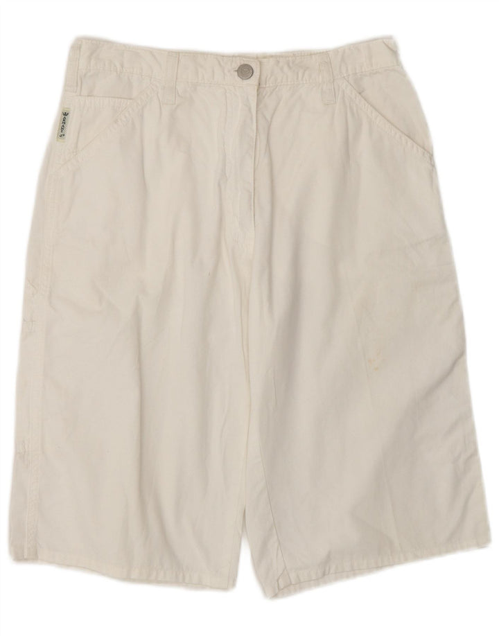 Damskie spodenki cargo Armani IT 44 Medium W28 białe
