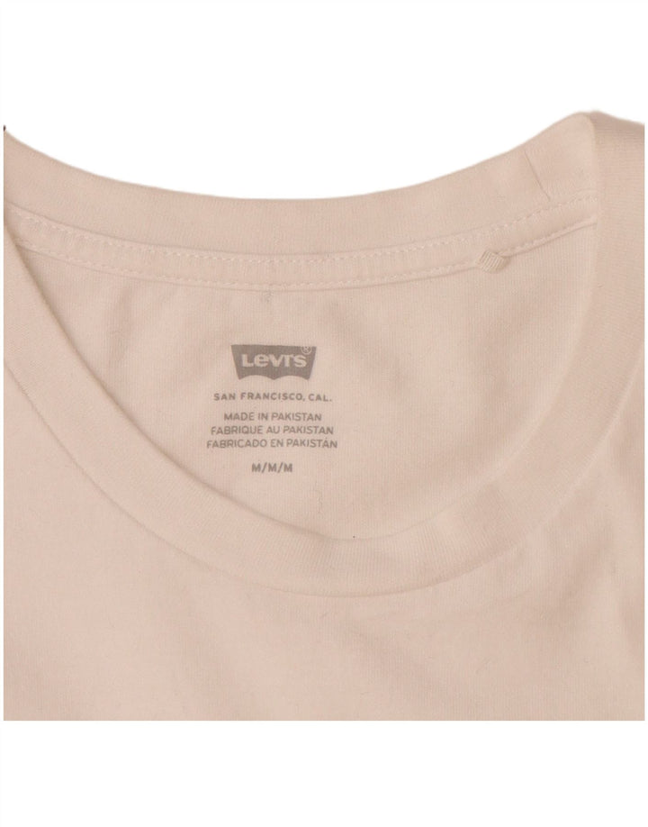 Damska koszulka z grafiką LEVI'S Top UK 12 Medium White
