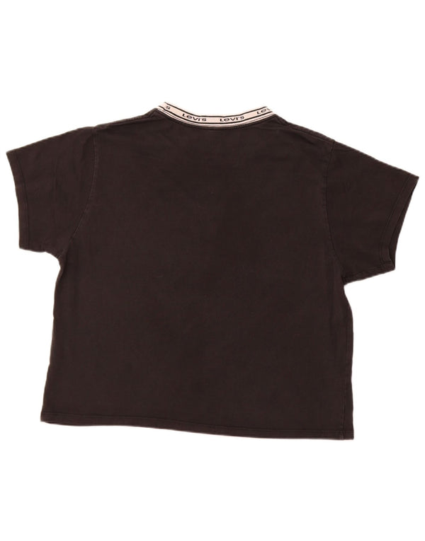 Damska koszulka z grafiką LEVI'S Top UK 14 Medium Black
