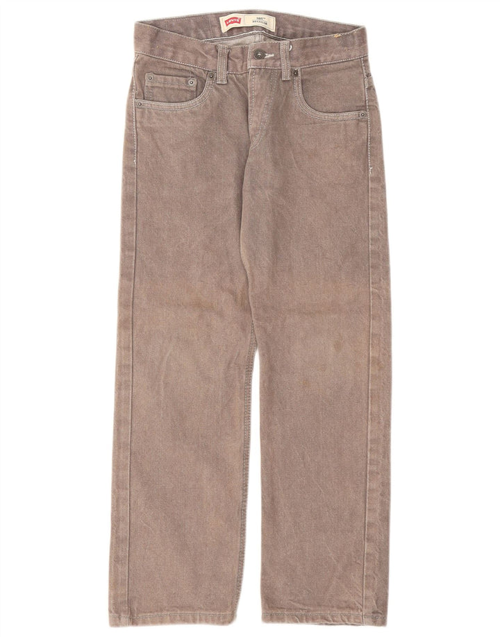 Damskie jeansy Levi's 505 Regular Straight W25 L25 Szara bawełna