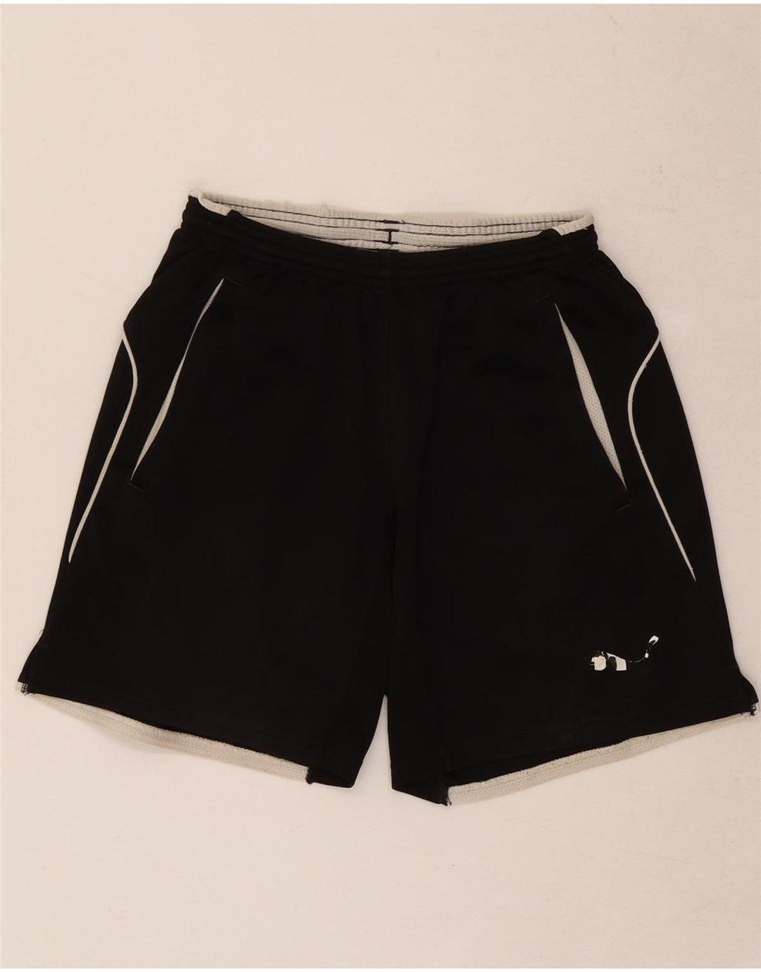 Chłopięce spodenki sportowe Puma 13-14 lat XL, czarny poliester