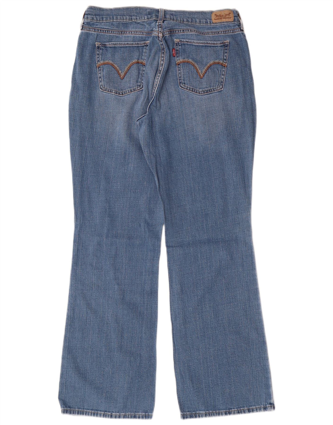 Damskie jeansy Levi's 515 Bootcut US 10 Large W30 L32 Niebieskie bawełniane klasyczne