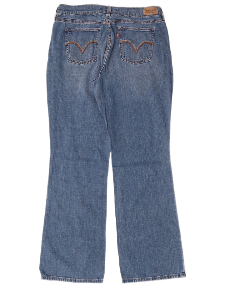 Damskie jeansy Levi's 515 Bootcut US 10 Large W30 L32 Niebieskie bawełniane klasyczne