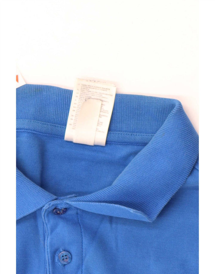 Męska koszulka polo Adidas 2XL niebieska bawełna