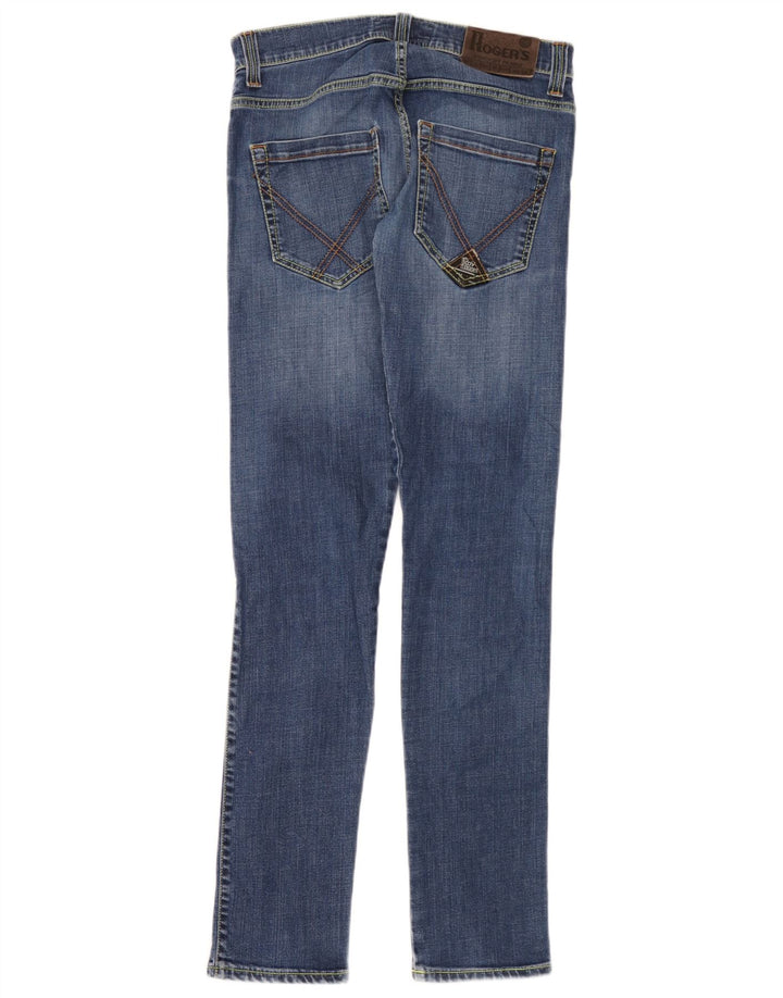 Damskie jeansy slim Roy Rogers W30 L34 Niebieskie bawełniane