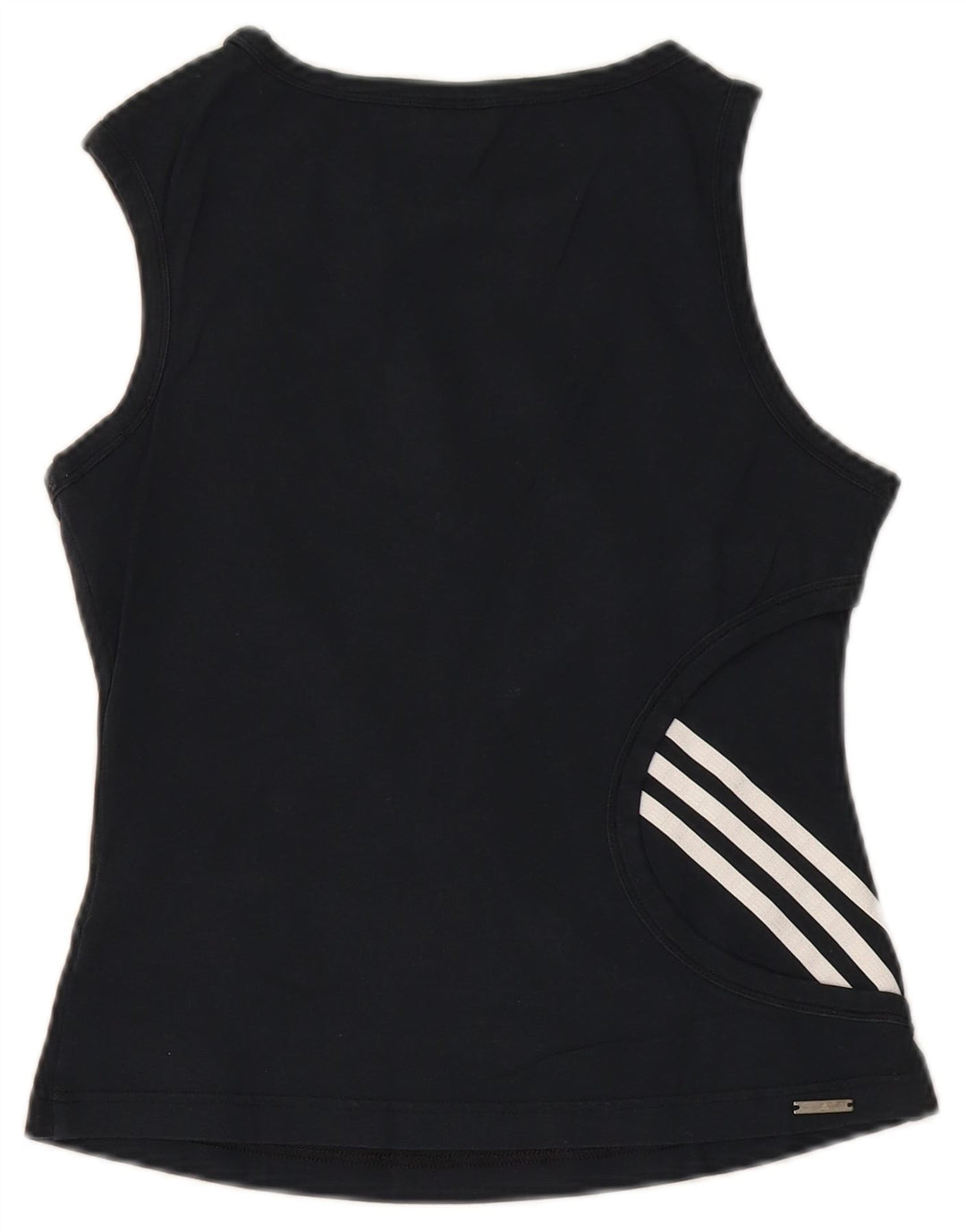 Adidas Damska Kamizelka Top UK 10 Mała Czarna Bawełna