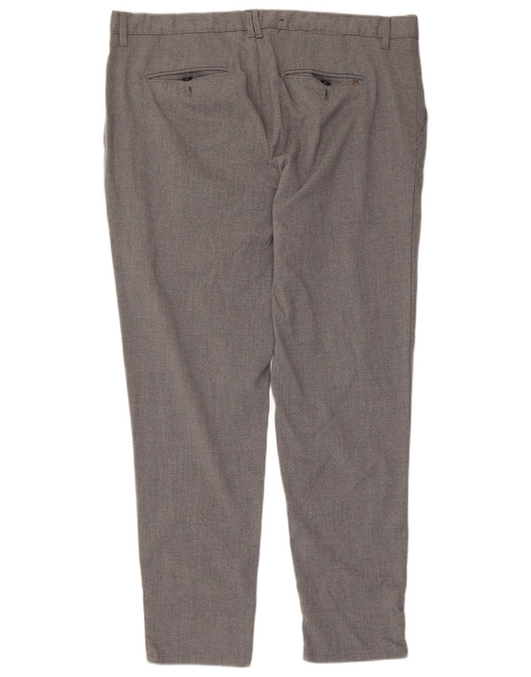 Męskie spodnie chino Zara EU 48 XL W38 L28 Szary poliester