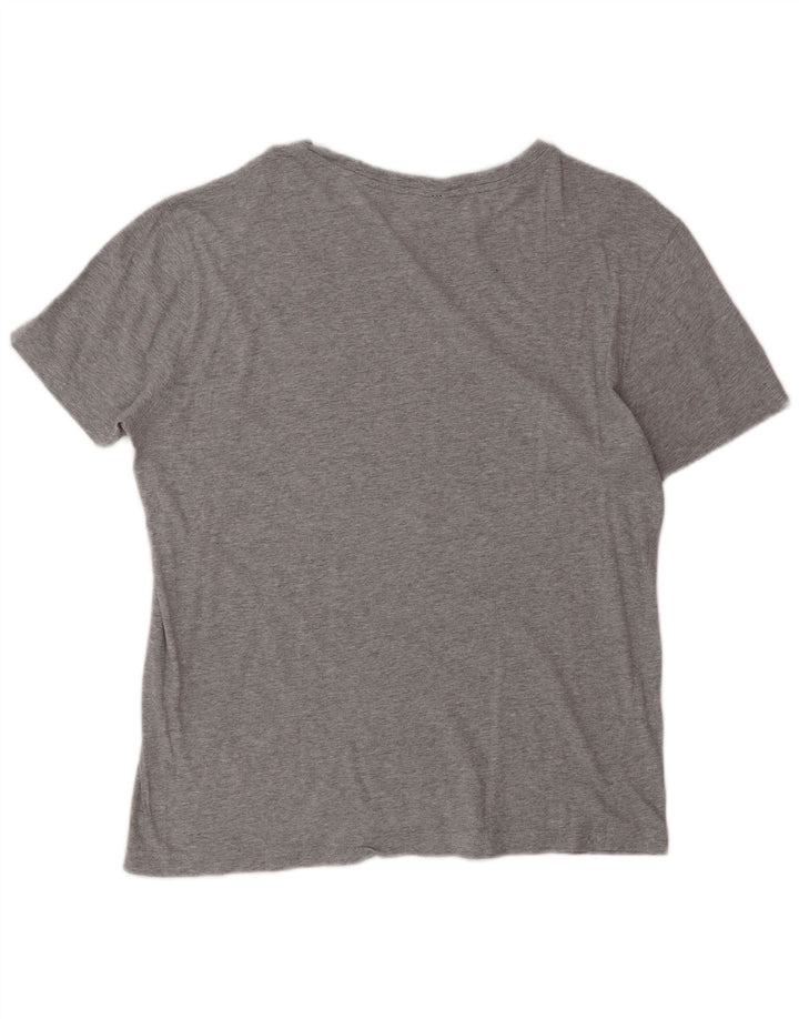 Męski T-shirt Champion Rochester z grafiką, duży, szary, bawełniany