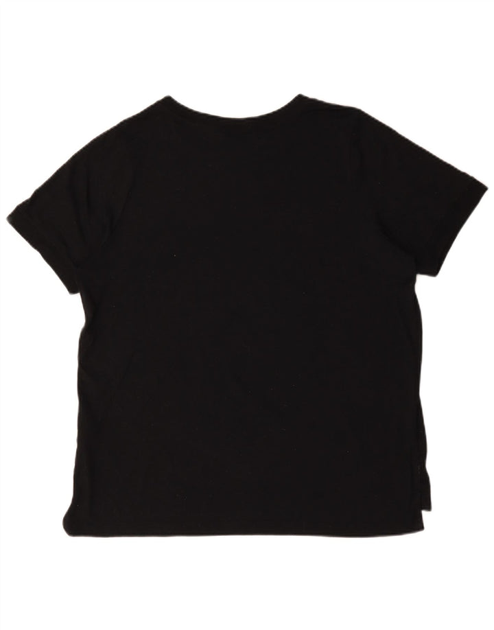 Męski T-shirt z grafiką Nike, duży, czarny, bawełniany