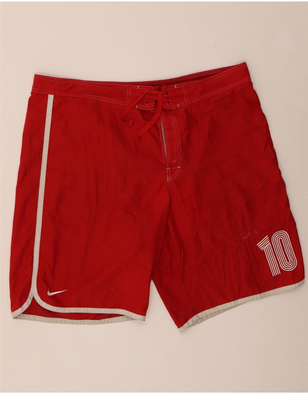 Męskie graficzne stroje kąpielowe Nike XL, czerwony, poliester