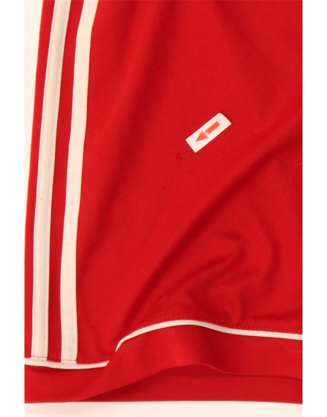 Męskie spodenki sportowe Adidas Climalite, małe, czerwone, poliestrowe
