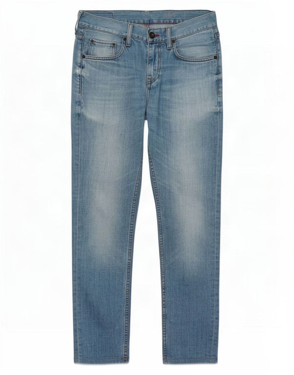 Męskie jeansy proste Hudson Tommy Hilfiger W30 L30 Niebieskie bawełniane