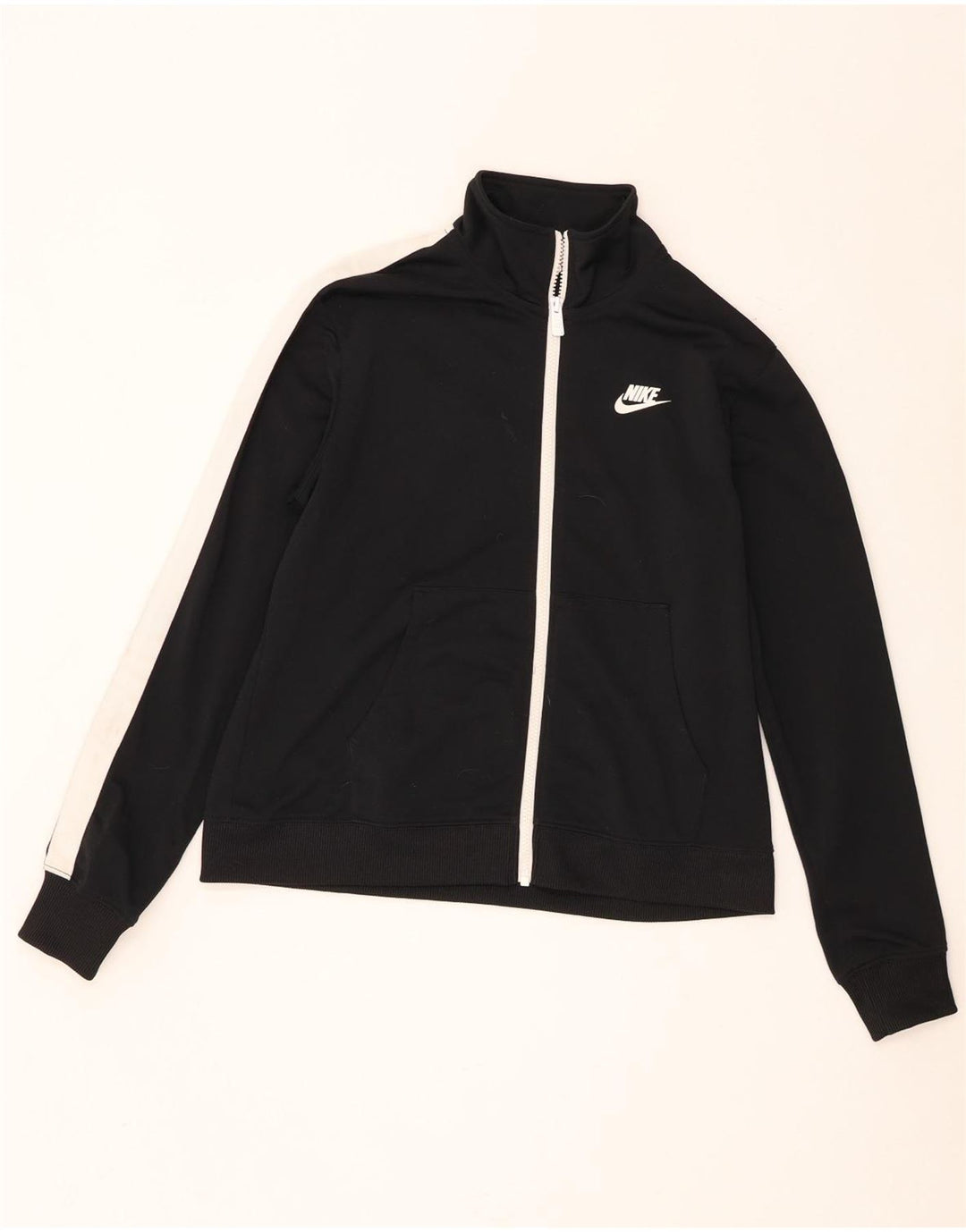 Damska bluza dresowa Nike UK 14, poliester w kolorze średniej czerni