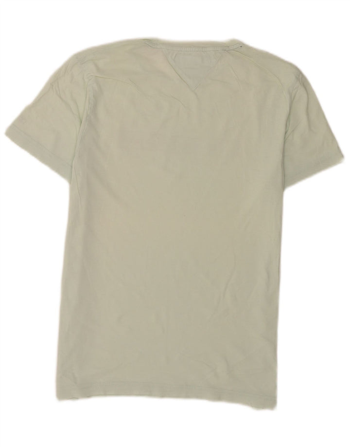 Męska koszulka z grafiką Tommy Hilfiger Top, średnia, zielona bawełna