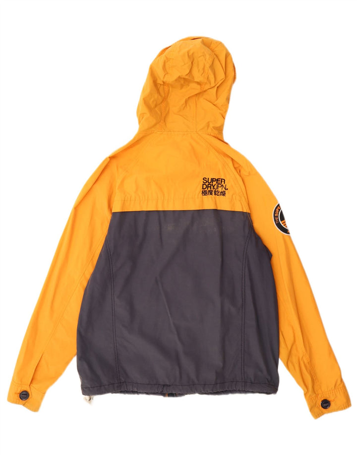 Męska wiatrówka Superdry Graphic UK 40, duży pomarańczowy blok kolorów