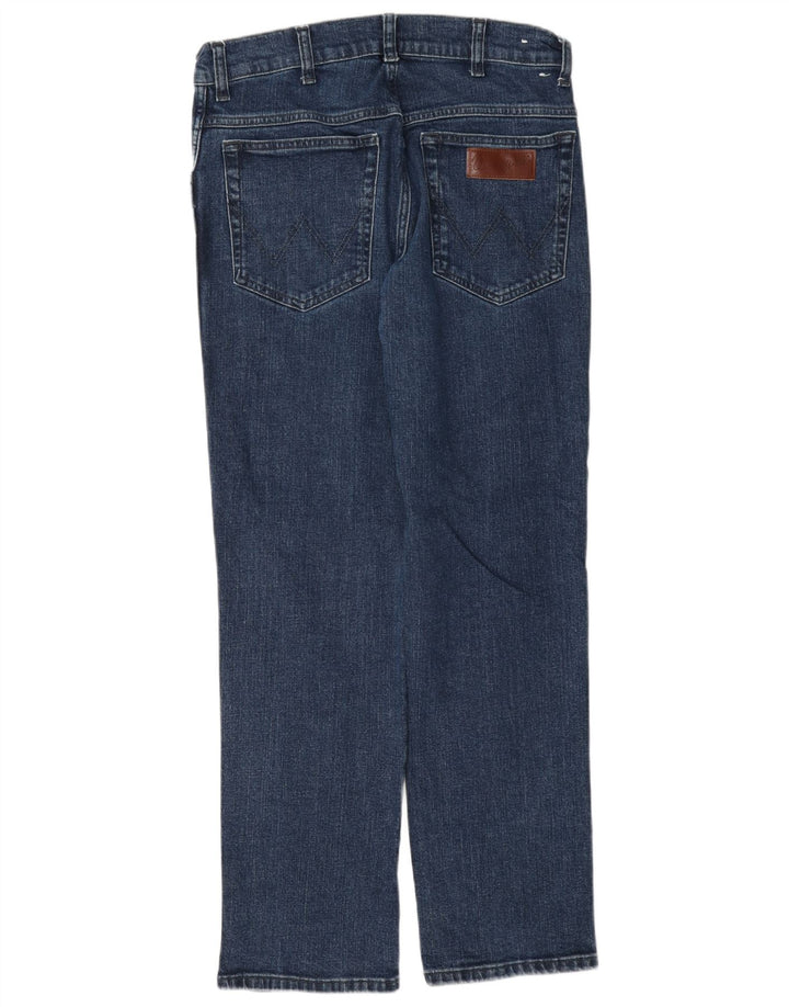 Męskie jeansy Wrangler Texas Straight W32 L30 Granatowe, bawełniane