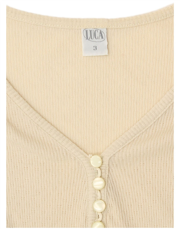 Body damskie w stylu vintage UK 8 małe w kolorze złamanej bieli